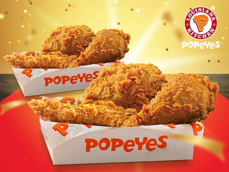 popeyes fried chicken bucket